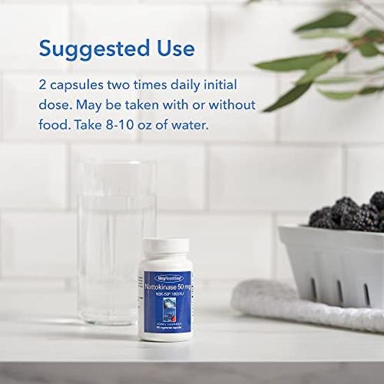 Allergy Research Group Nattokinase NSK-SD 50mg Capsules 90 Capsules