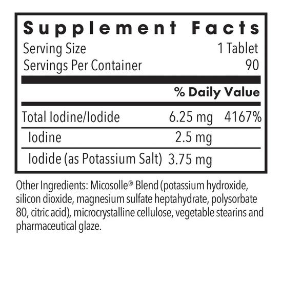 Allergy Research Group Optimox Iodoral 6.25 Tablets 90 Tablets