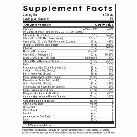 Allergy Research Group Optimox Optivite P.M.T. Tablets 180 Tablets