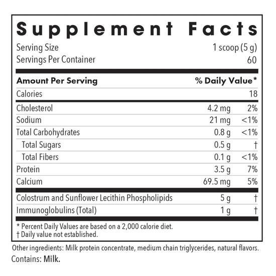 Allergy Research Group Phospholipid Colostrum + Sunflower Phospholipds Powder 300g