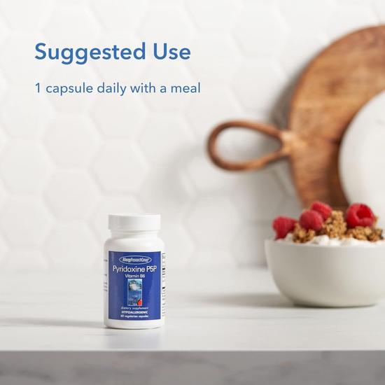 Allergy Research Group Pyridoxine P5p Vitamin B6 Capsules 60 Capsules