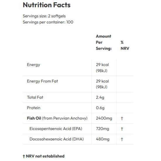 Allergy Research Group Super EPA 360mg DHA 240mg Softgels 60 Softgels