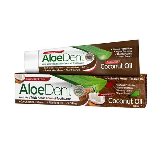 Aloe Dent Aloe Vera Triple Action Coconut Toothpaste 100ml