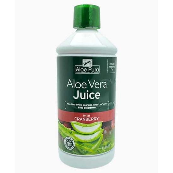 Aloe Pura Aloe Vera Juice Cranberry Flavour 1000ml