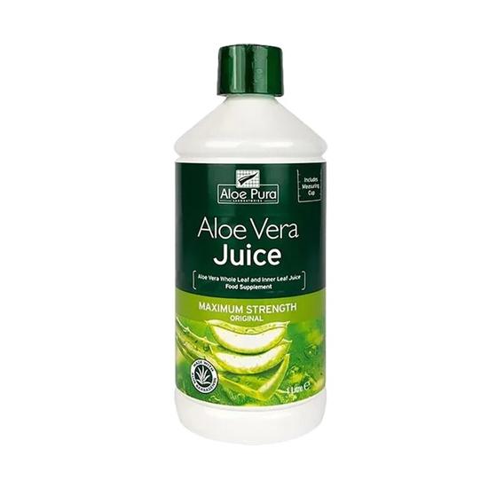 Aloe Pura Bio Active Aloe Vera Juice Maximum Strength Original 1 L
