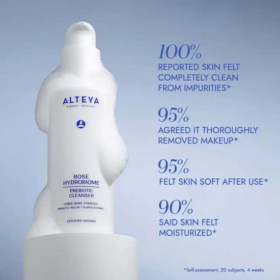 Alteya Organics Alteya Organic Rose Hydrobiome Prebiotic Cleanser 120ml