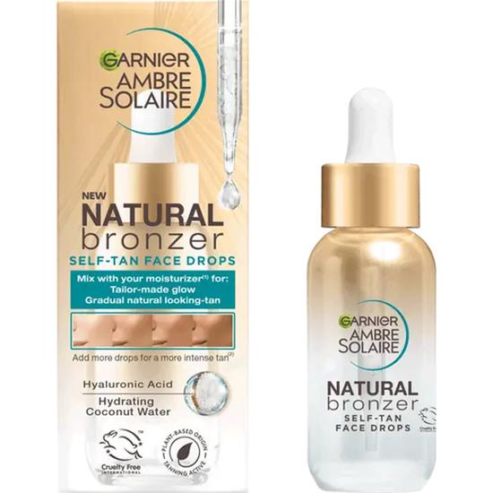 Ambre Solaire Natural Bronzer Self Fake Tan Face Drops 30 ml