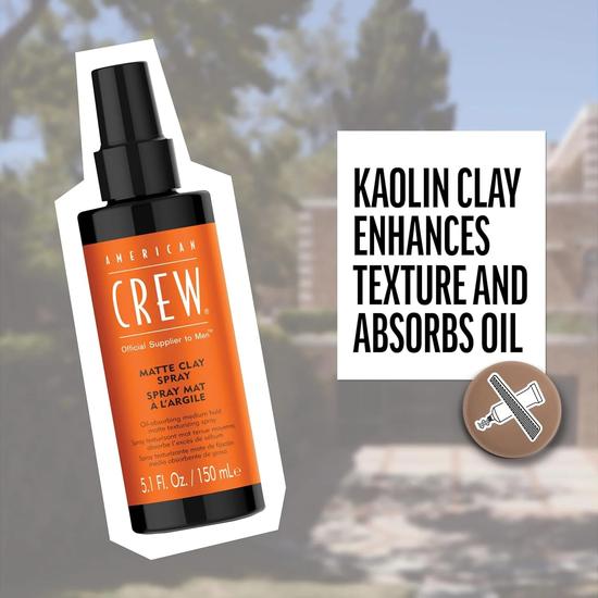 American Crew Matte Clay Spray Texturising Oil Absorbing Spray 150ml