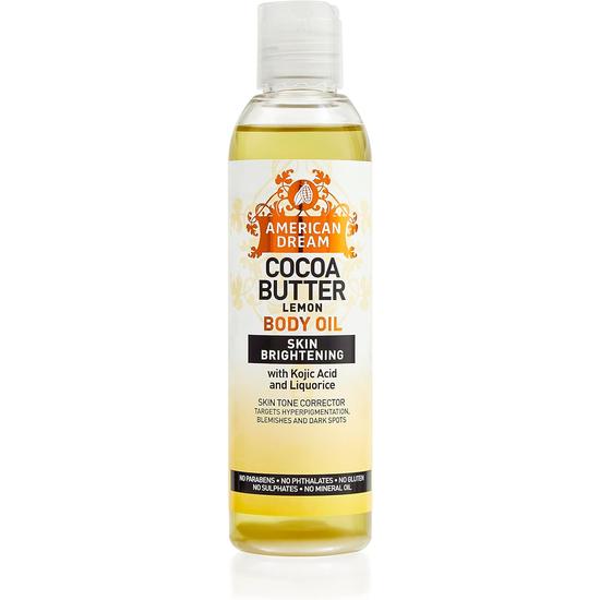 American Dream Cocoa Butter Lemon Body Oil 200ml