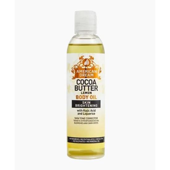 American Dream Cocoa Butter Lemon Body Oil 200ml