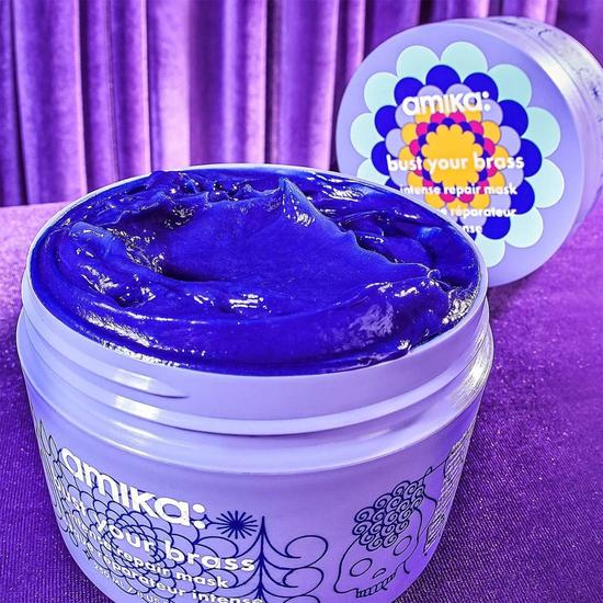 Amika Bust Your Brass Cool Blonde Repair Intense Hair Mask 100ml