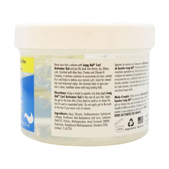 Ampro Long Aid Curl Activator Gel With Aloe Vera Regular Formula 284 g