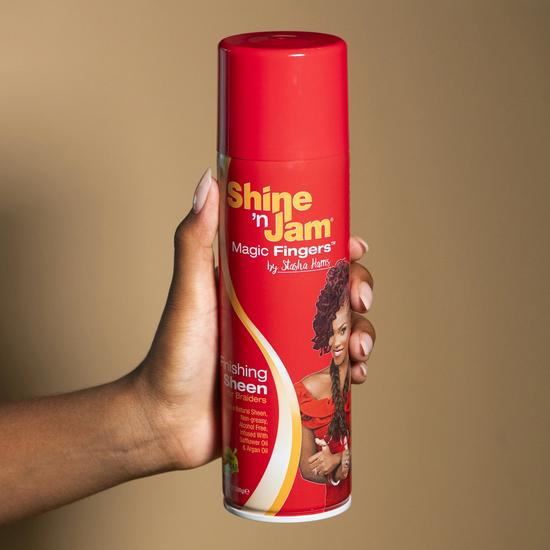 Ampro Shine N Jam Magic Fingers Finishing Sheen Spray 326 g