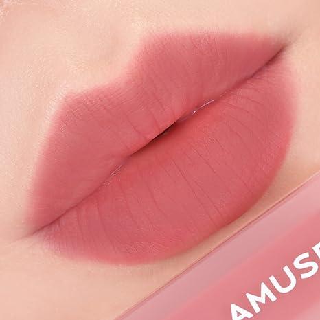 Amuse Dew Velvet Lipstick 01 Boksoonga Blossom Soft Peach