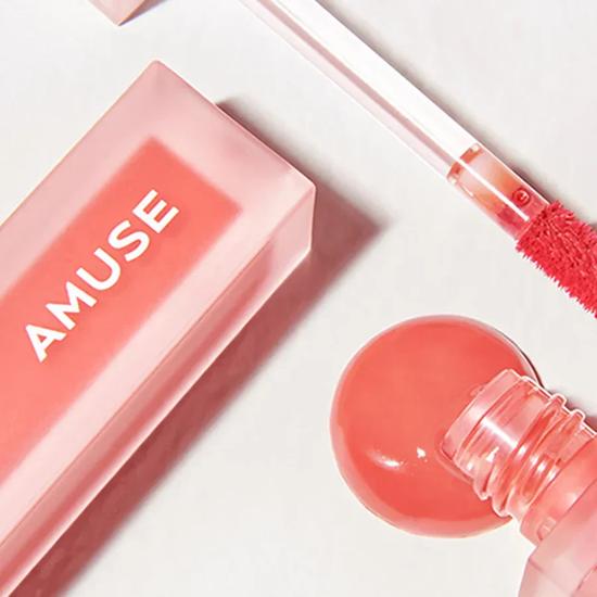 Amuse Dew Velvet Semi Matte Lipstick 06 Lively Rose