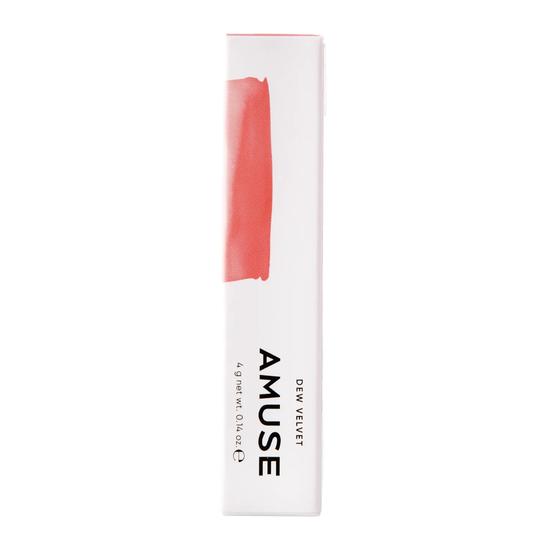 Amuse Dew Velvet Semi Matte Lipstick 06 Lively Rose