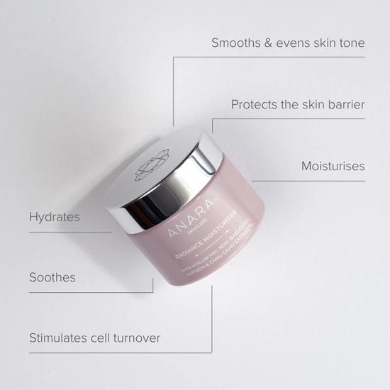 Anara Skincare Radiance Moisturiser Hydrates, Nourishes, Smooths, Protects