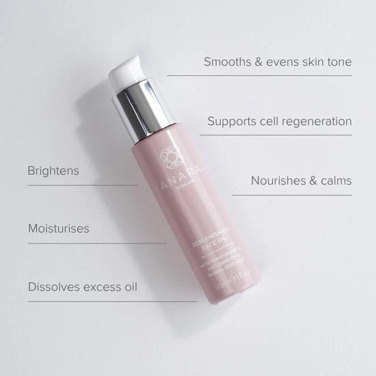 Anara Skincare Replenishing Face Oil Nourishes, Calms, Smooths