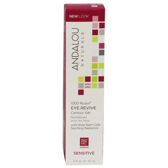 Andalou Naturals 1000 Roses Eye Revive Sensitive Contour Gel 18ml