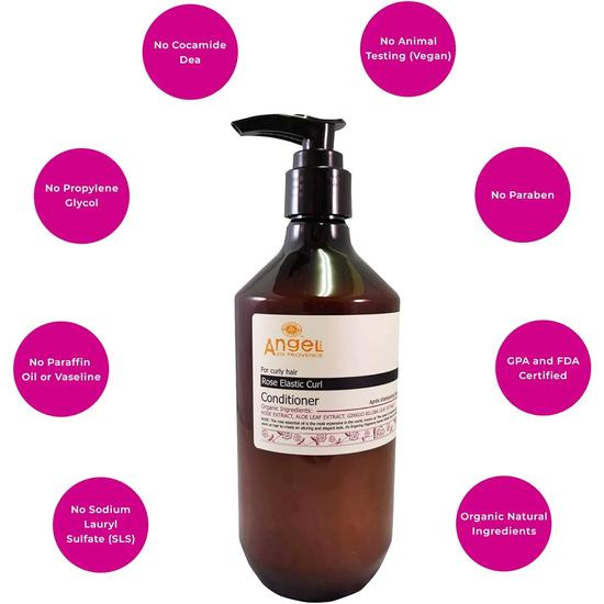 Angel En Provence Rose Elastic Curl Conditioner 400ml