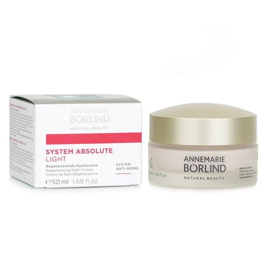 Annemarie Borlind System Absolute System Anti-Ageing Regenerating Night Cream Light For Mature Skin 50ml