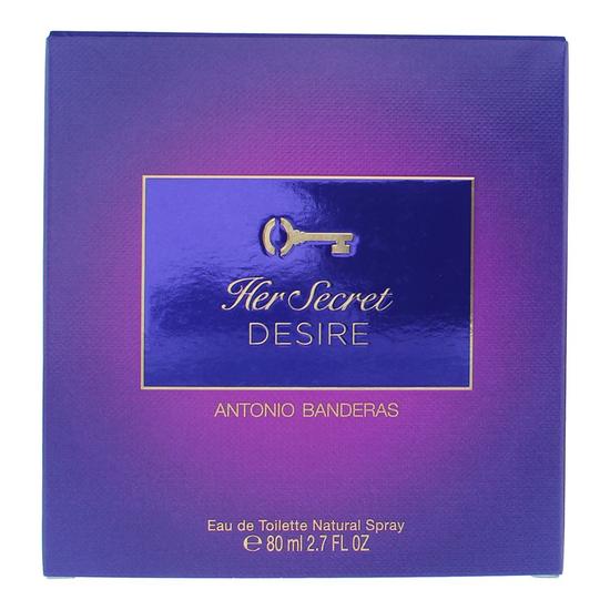 Antonio Banderas Her Secret Desire Eau De Toilette 50ml