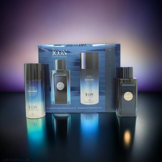 Antonio Banderas The Icon Gift Set 100ml Eau De Toilette + 150ml Deodorant Spray