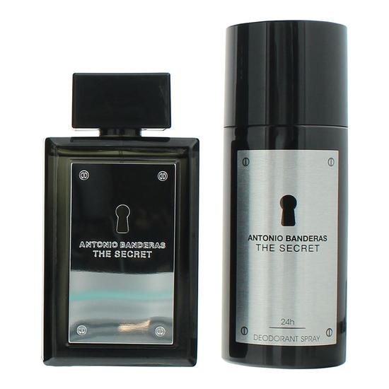 Antonio Banderas The Secret Eau De Toilette + Deodorant Spray Gift Set 100ml