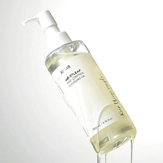ANUA Heartleaf Pore Control Oil Korean Facial Cleanser Daily Blackhead Removal 200ml