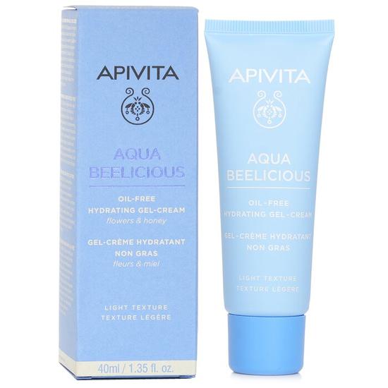 APIVITA Aqua Beelicious Oil Free Hydrating Gel Cream Flowers & Honey Light Texture 40ml