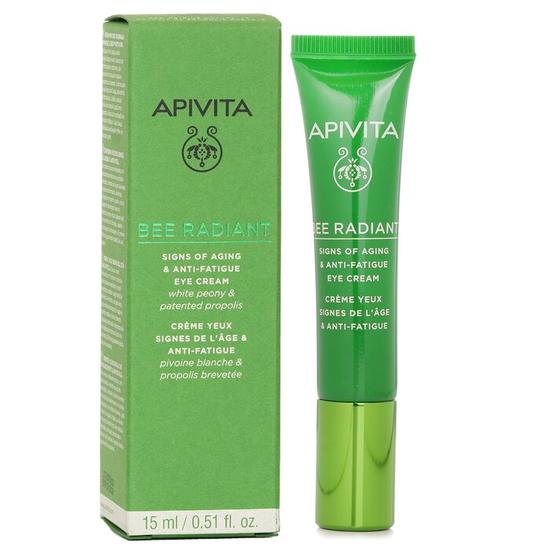 APIVITA Bee Radiant Signs Of Ageing & Anti Fatigue Eye Cream White Peony & Patented Propolis 15ml