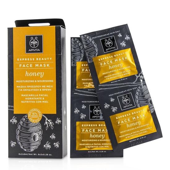 APIVITA Express Beauty Face Mask With Honey 6x(2x8ml)