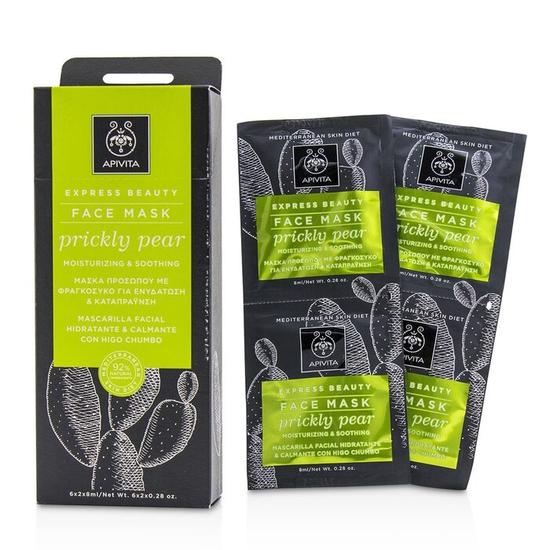 APIVITA Express Beauty Face Mask With Prickly Pear 6x(2x8ml)