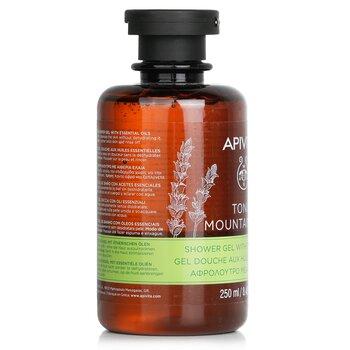APIVITA Tonic Mountain Tea Shower Gel With Essential Oils 250ml