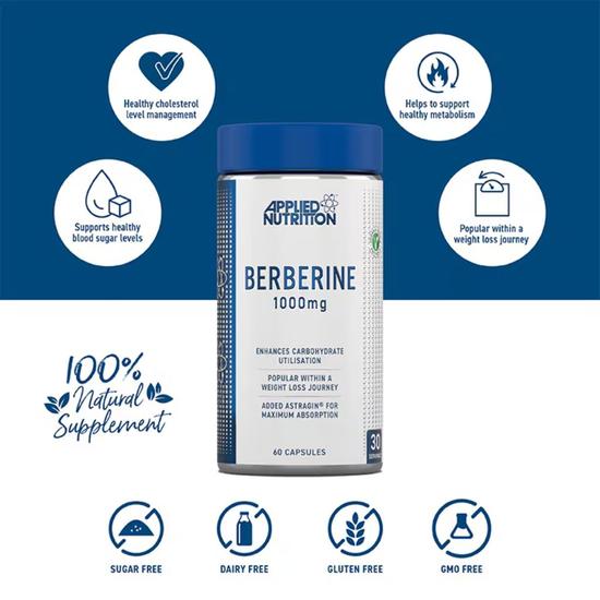 Applied Nutrition Berberine Capsules 60 Capsules