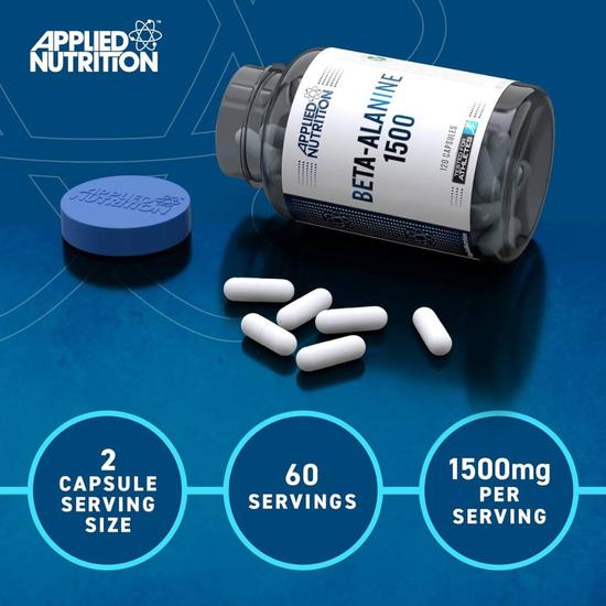 Applied Nutrition Beta-Alanine 1500mg Capsules 120 Capsules