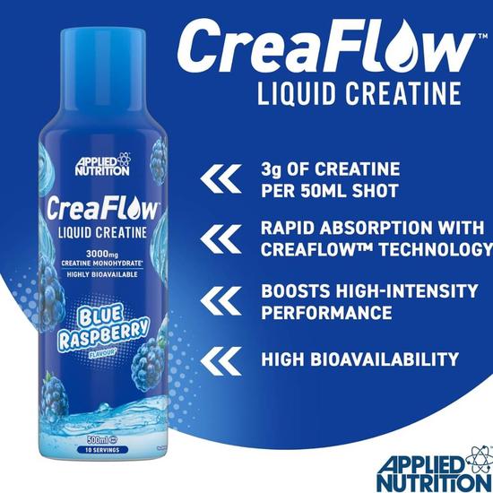 Applied Nutrition CreaFlow Liquid Creatine Blue Raspberry 500ml