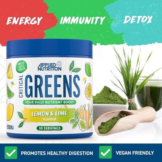 Applied Nutrition Critical Greens Lemon & Lime 150g