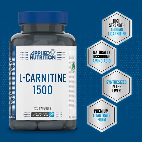 Applied Nutrition L-Carnitine 1500mg Capsules 120 Capsules