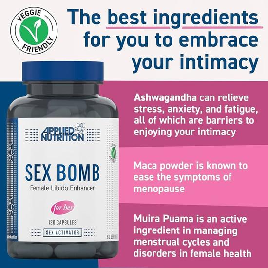 Applied Nutrition Sex Bomb For Her Capsules 120 Capsules