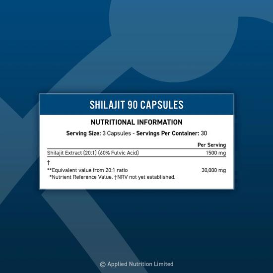 Applied Nutrition Shilajit Capsules 90 Capsules