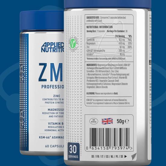 Applied Nutrition ZMA Pro Capsules 60 Capsules