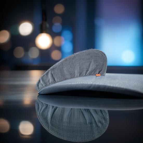 Aquis Waffle Luxe Hair Turban Grey Moody