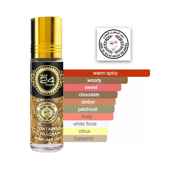 Ard Al Zaafaran Oud 24 Hours Concentrated Perfume Oil Roll-On Ard Al Zaafaran 10ml