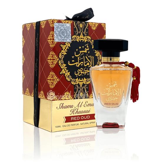 Ard Al Zaafaran Shams Al Emarat Khususi Red Oud Perfume Eau De Parfum 100ml
