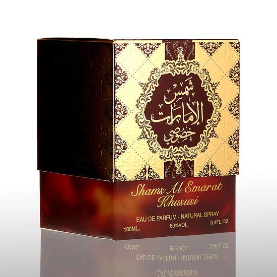 Ard Al Zaafaran Shams Emarat Khususi Perfume Eau De Parfum With Body Deodorant By Ard Al Zaafaran 100ml
