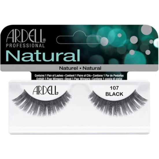 Ardell 100% Human Hair False Fashion/Natural Eyelashes 123 Black
