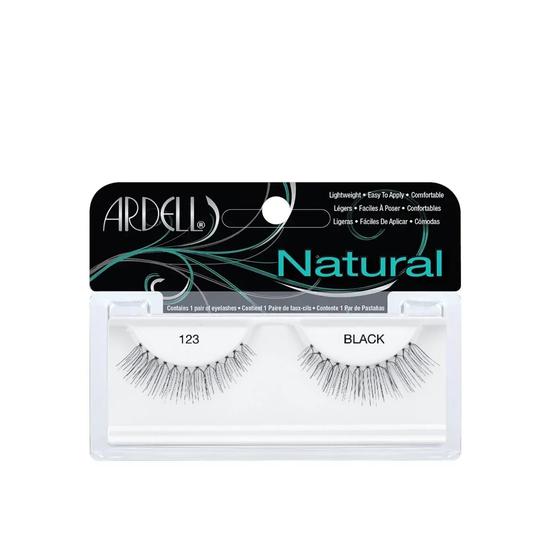 Ardell 100% Human Hair False Fashion/Natural Eyelashes 123 Black