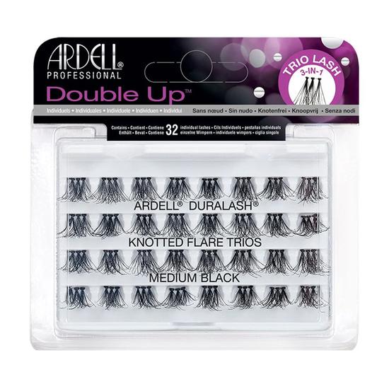 Ardell Double Up 3 In 1 Knotted Lash Medium / Black