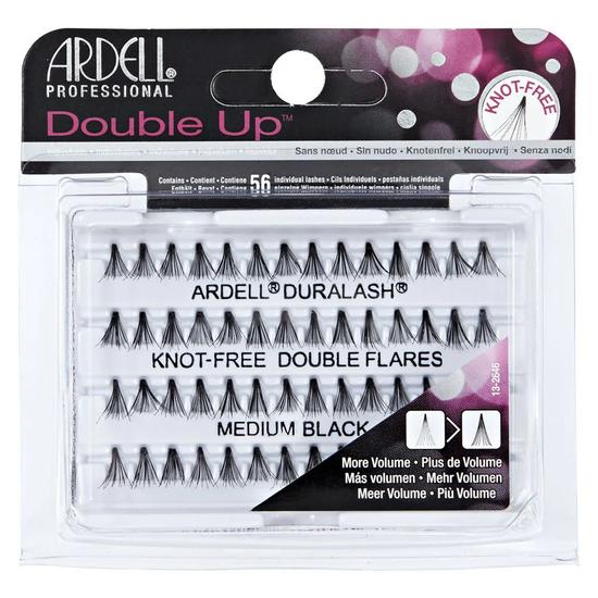Ardell Double Up Knot Free Double Flares Lashes Long Black
